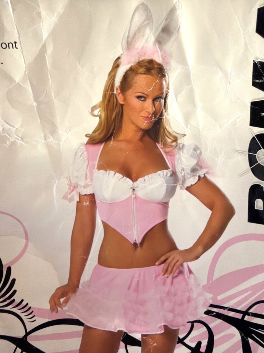 ROMA Sexy Bunny Adult Cosplay Costume Women Size S/M